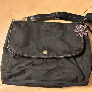 COACH Kyra Messenger Crossbody Bag -black